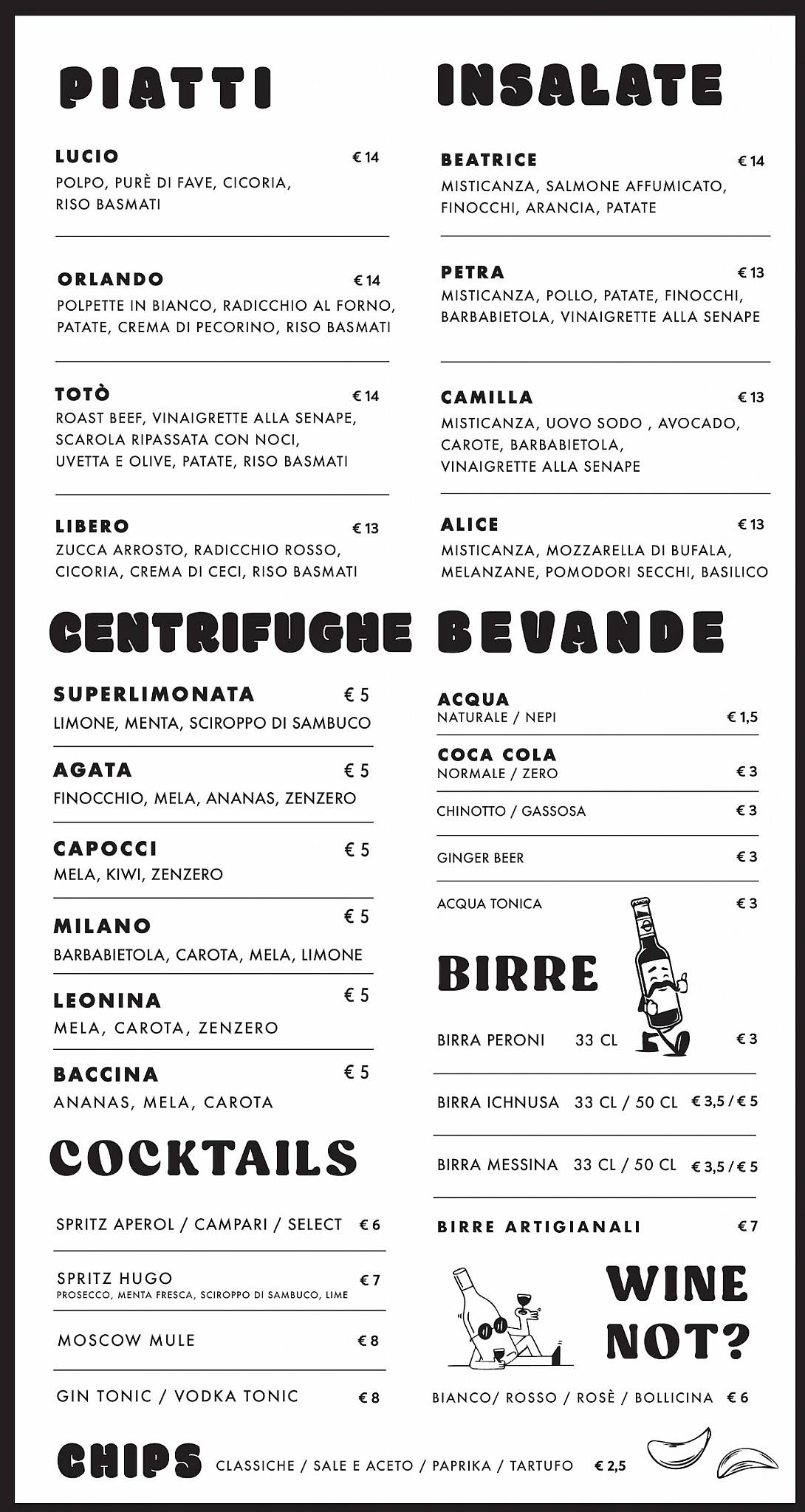Menu di Zia Rosetta 