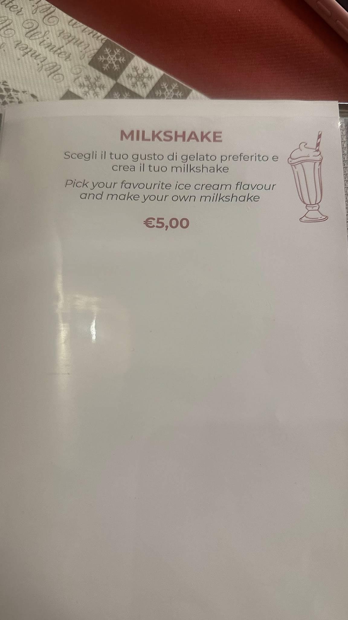 Menu di Roxy Bar Ristorante - Pizzeria 
