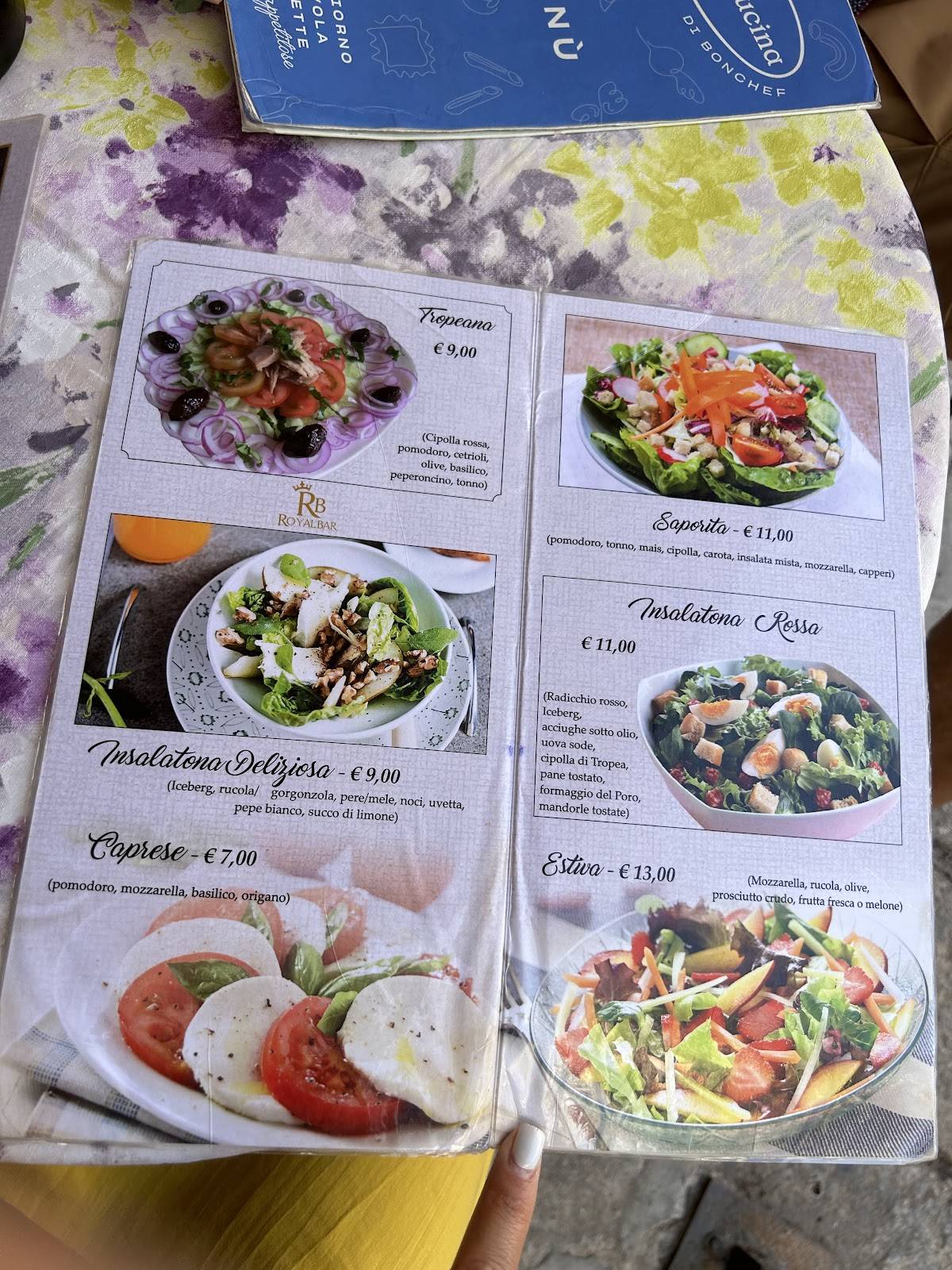 Menu di Royal Bar 