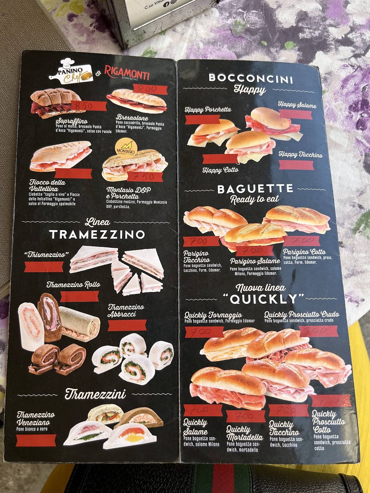 Menu di Royal Bar 