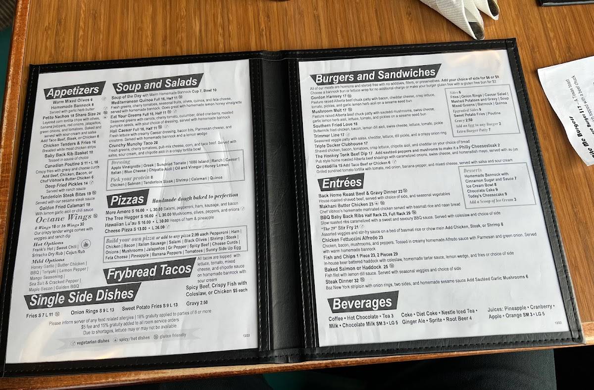 Menu de Runway 29 Restaurant Bar Pub