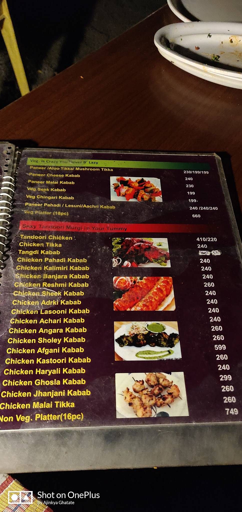 Sardarji Food menu