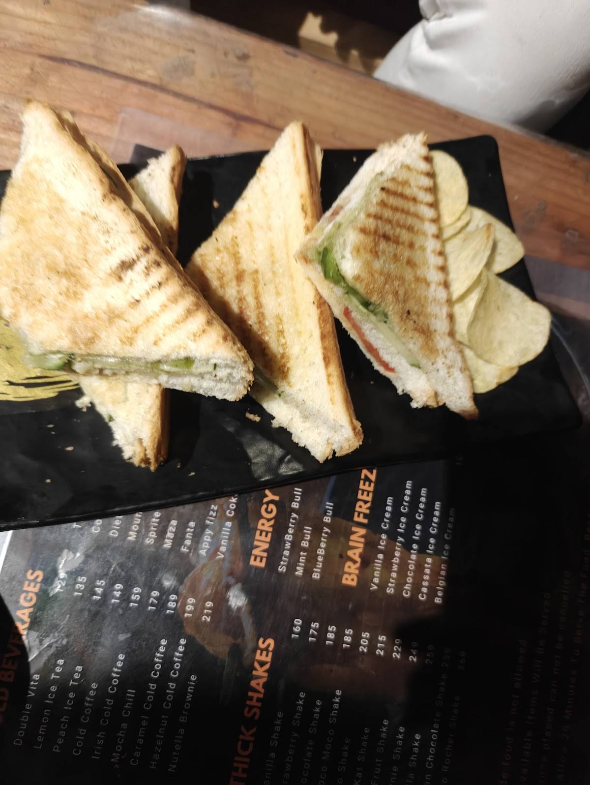 SKYLIGHT CAFE RAJKOT menu