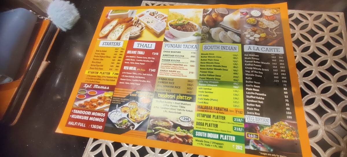 SONA SWEETS : PURE VEGETARIAN PARADISE menu