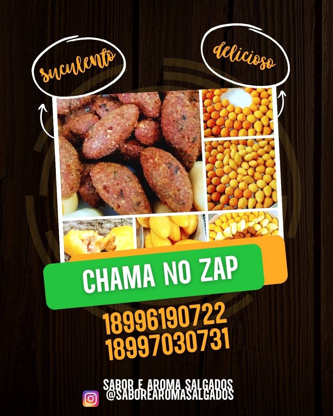 Sabor E Aroma Salgados cardápio