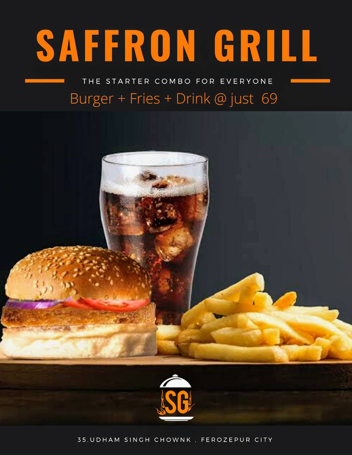 Menu at Saffron Grill, Ferozepur