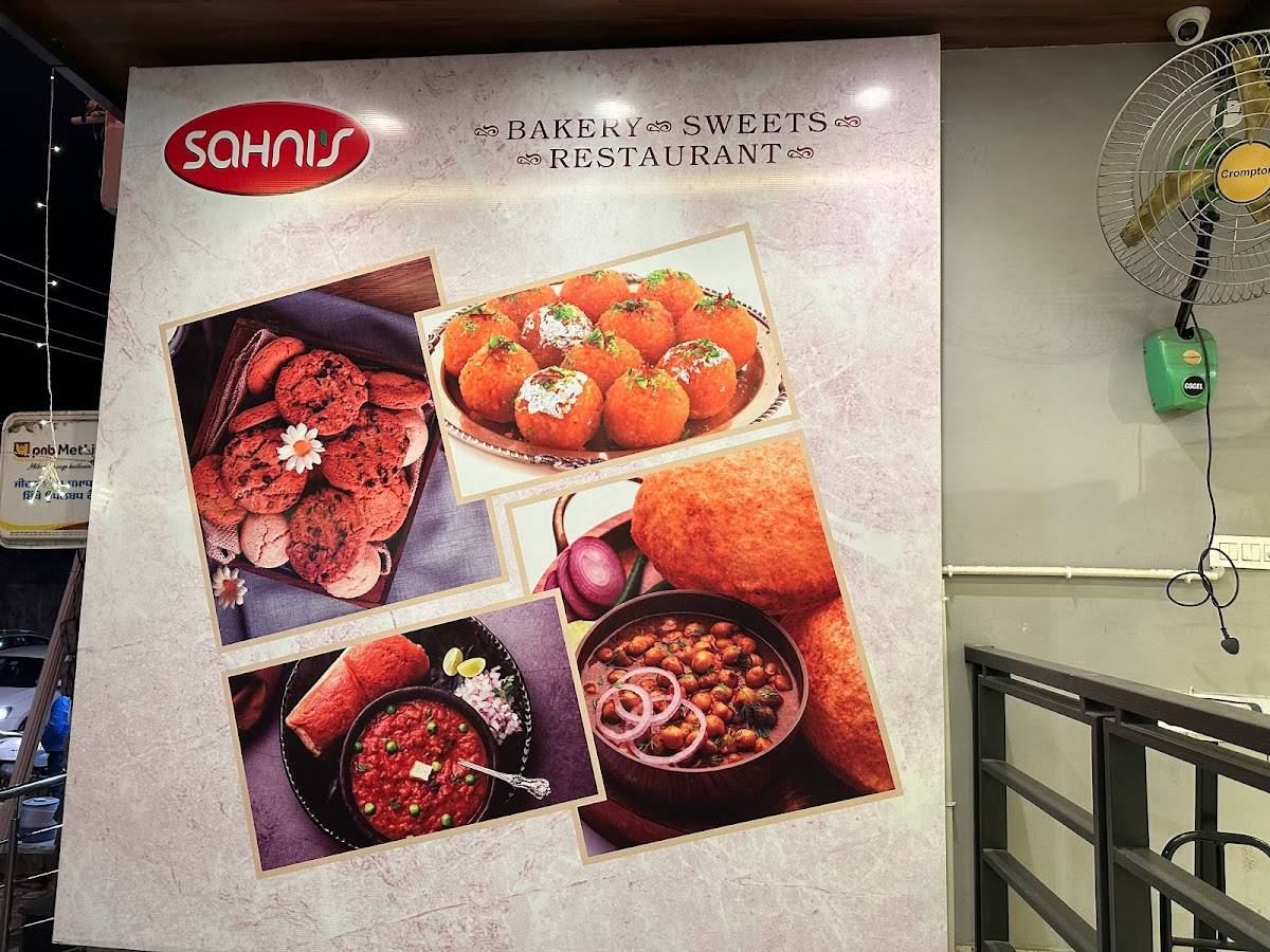 Sahni's Bakery, YPS Market menu