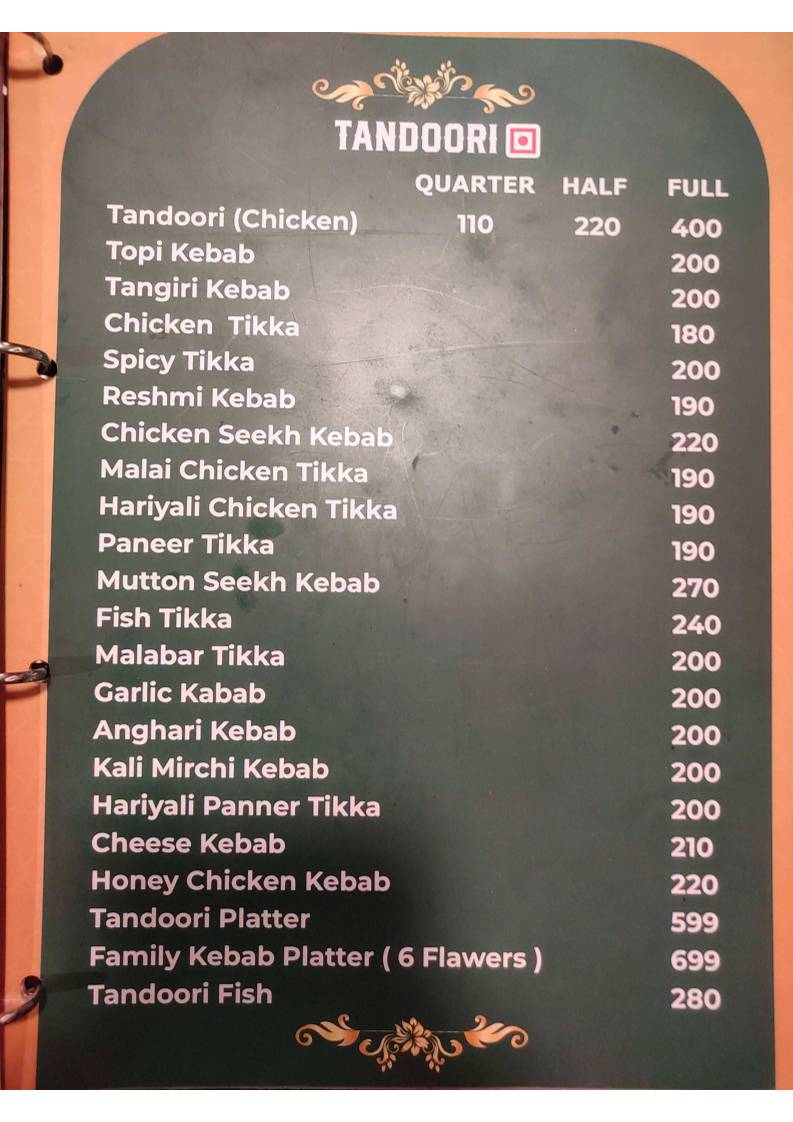 Topi Vappa Biriyani Salem menu