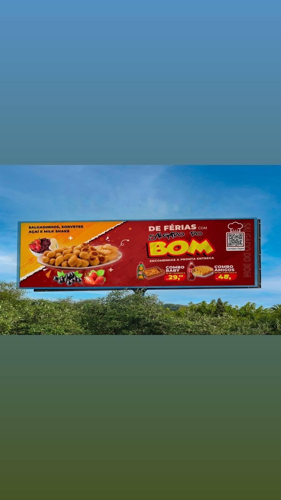 Salgado Do Bom cardápio