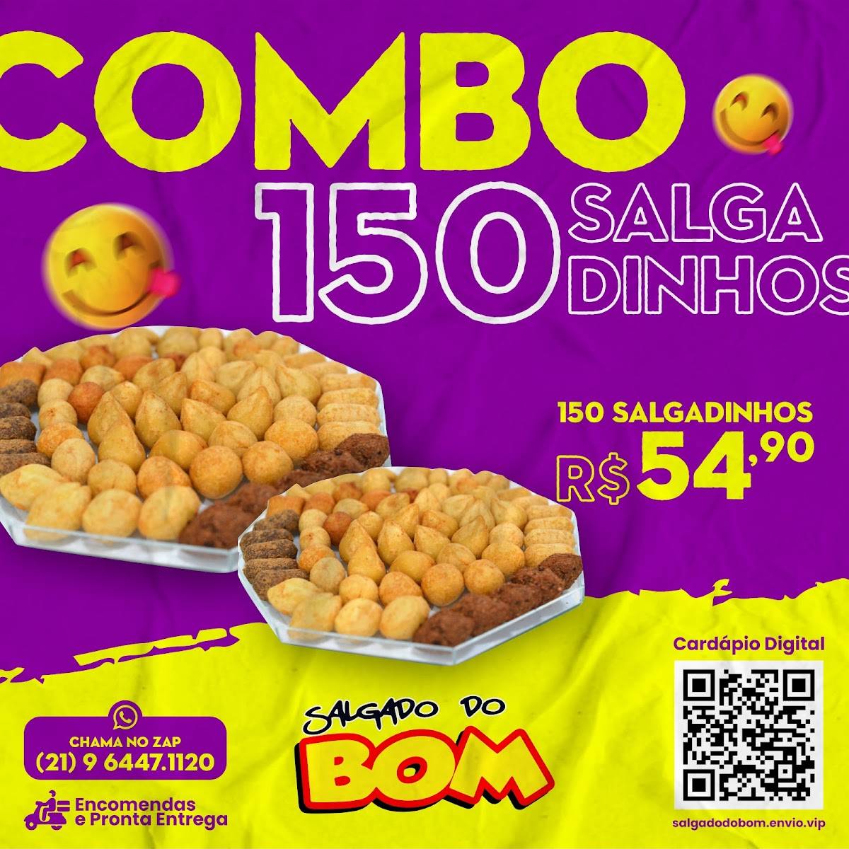 Salgado Do Bom cardápio