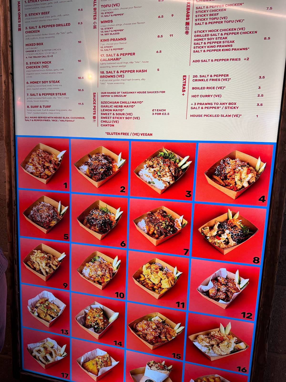 Menu at Salt & Pepper restaurant, Manchester, 6062 High St