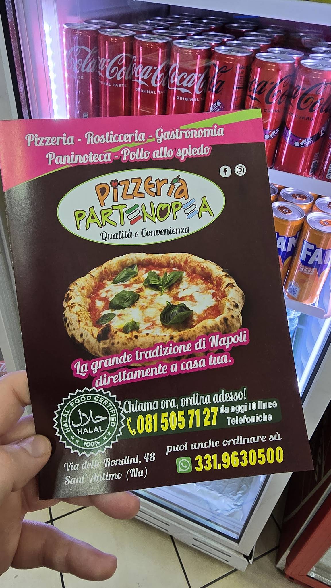 Menu di Pizzeria Partenopea 