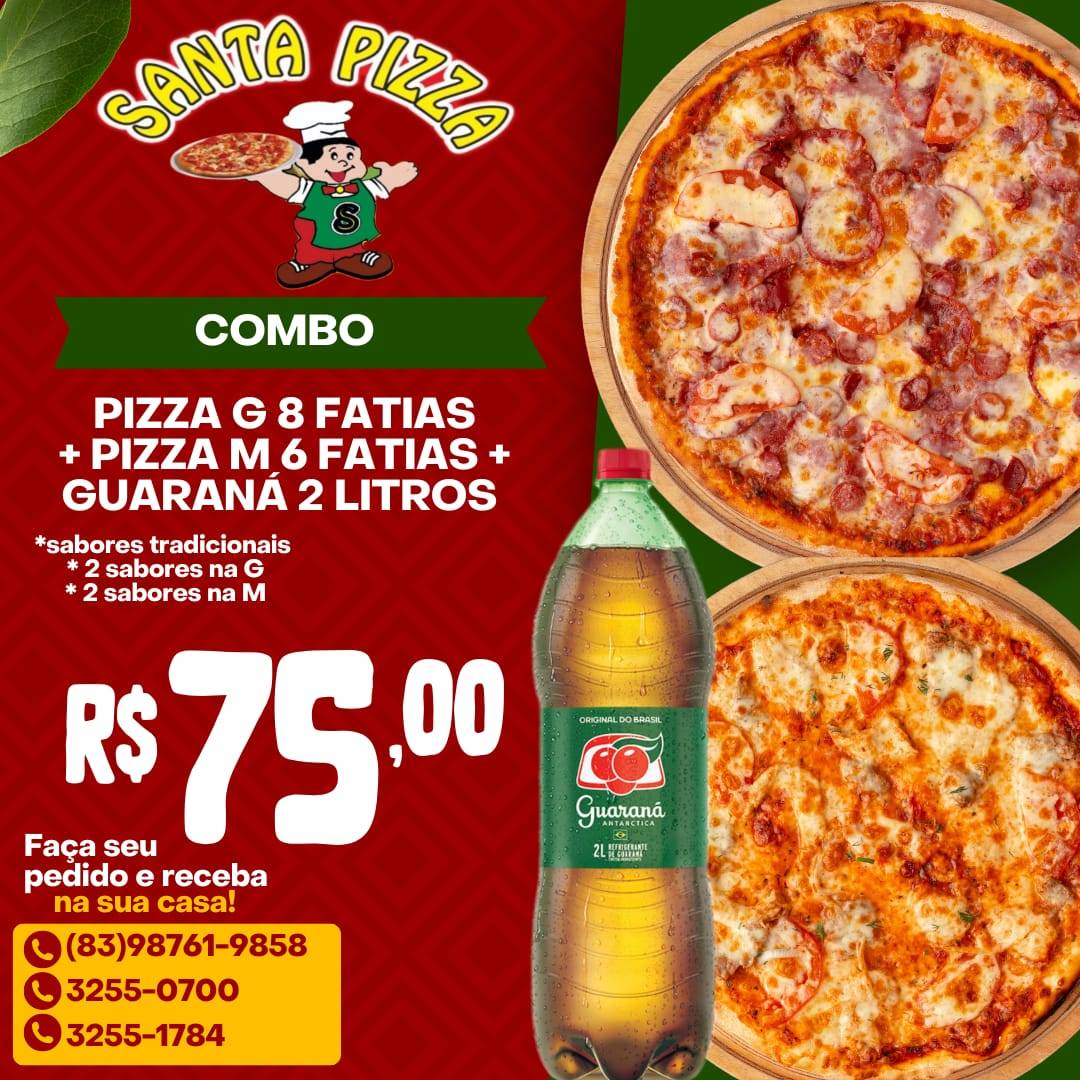 Santa Pizza Delivery cardápio