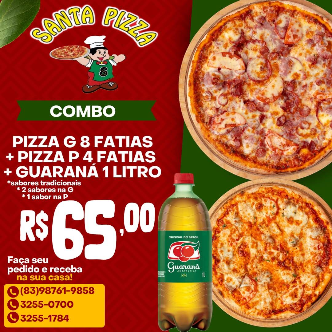 Santa Pizza Delivery cardápio