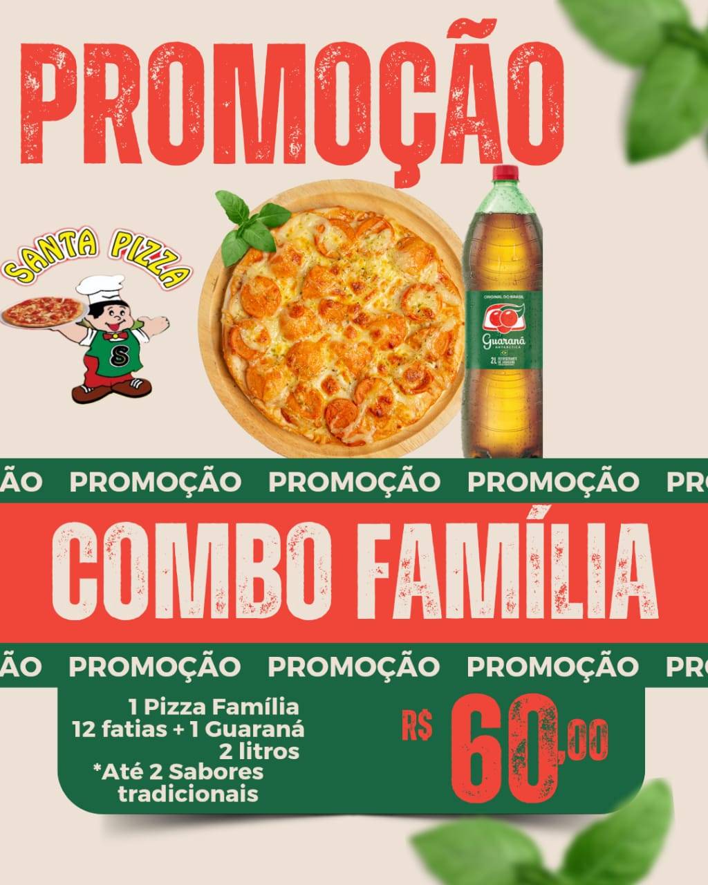 Santa Pizza Delivery cardápio