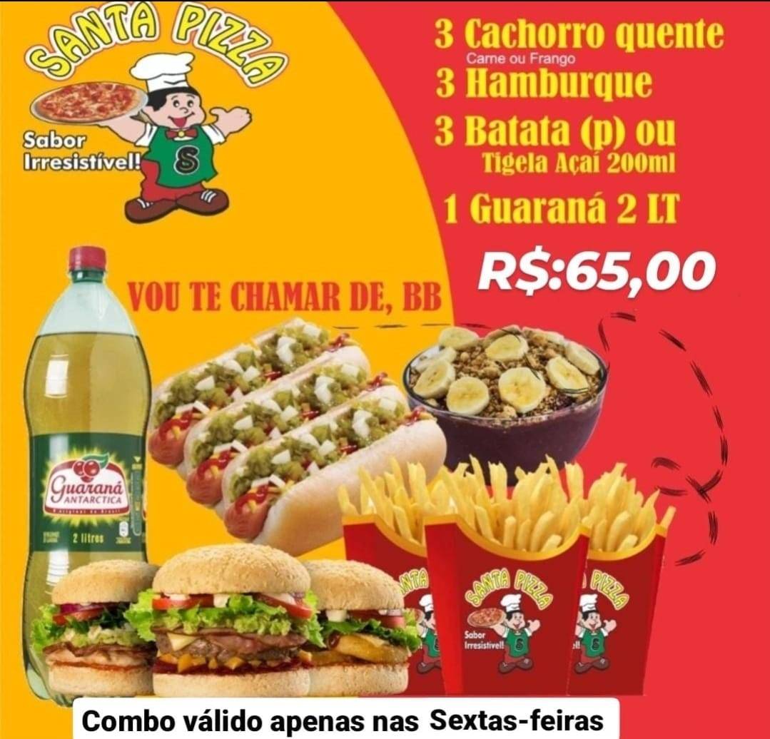 Santa Pizza Delivery cardápio