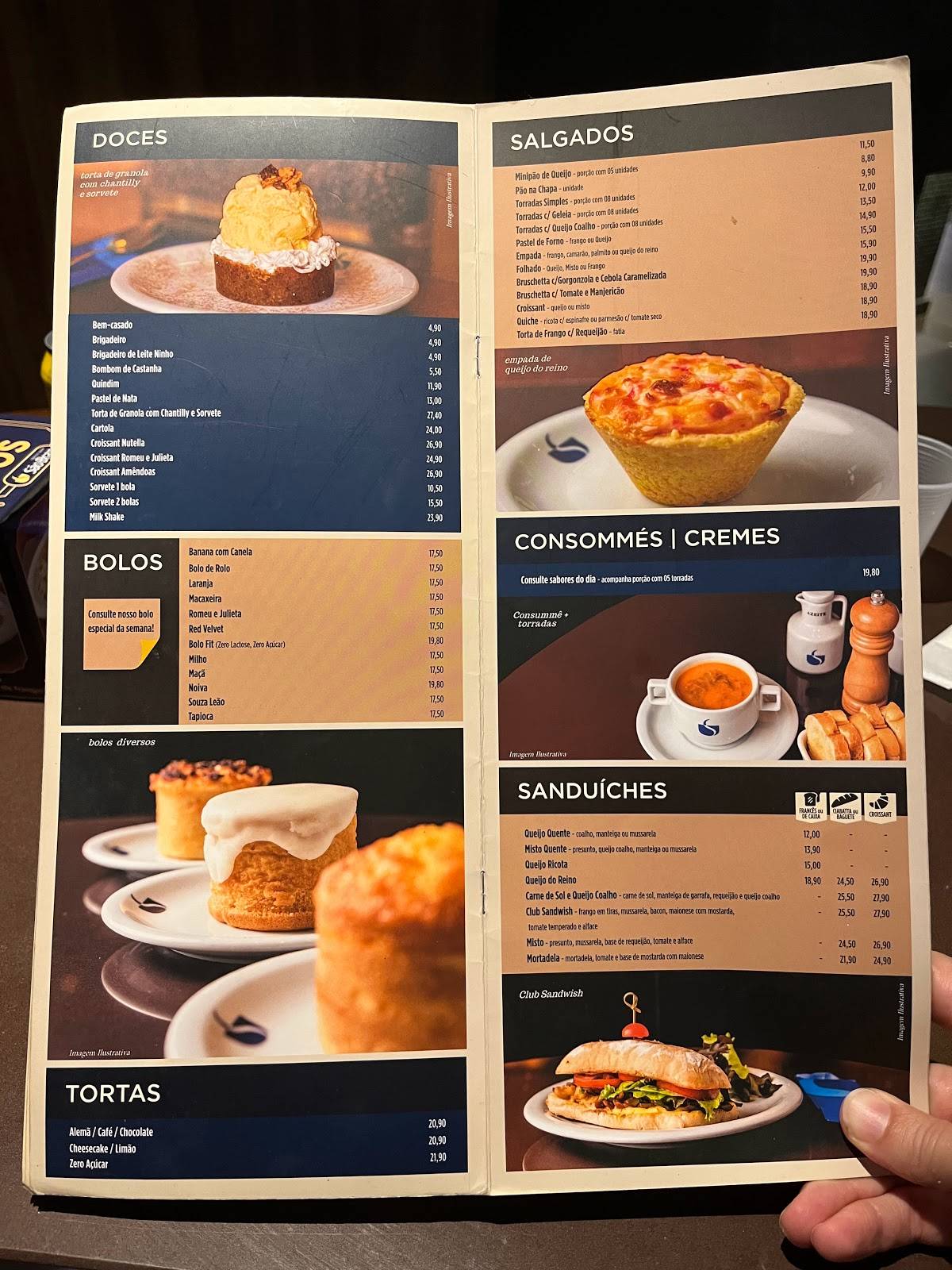 São Braz Coffee Shop cardápio