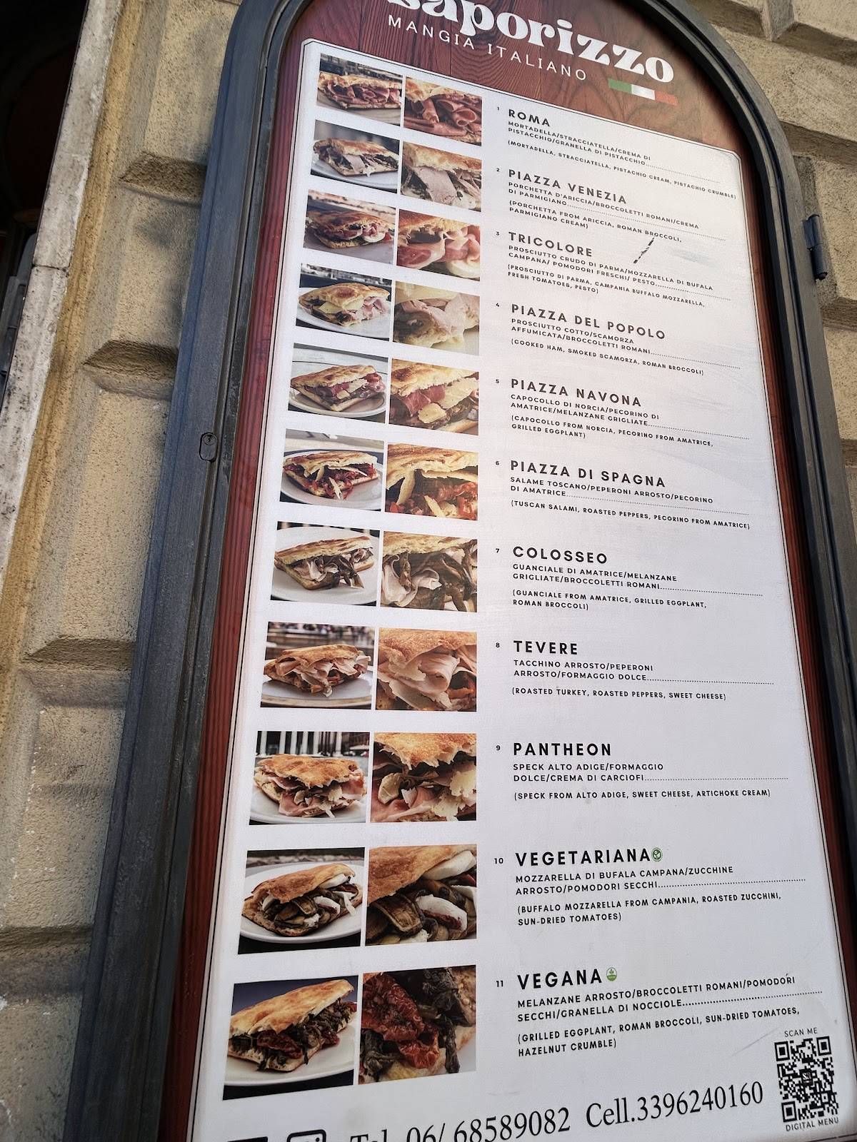 Menu di Saporizzo 