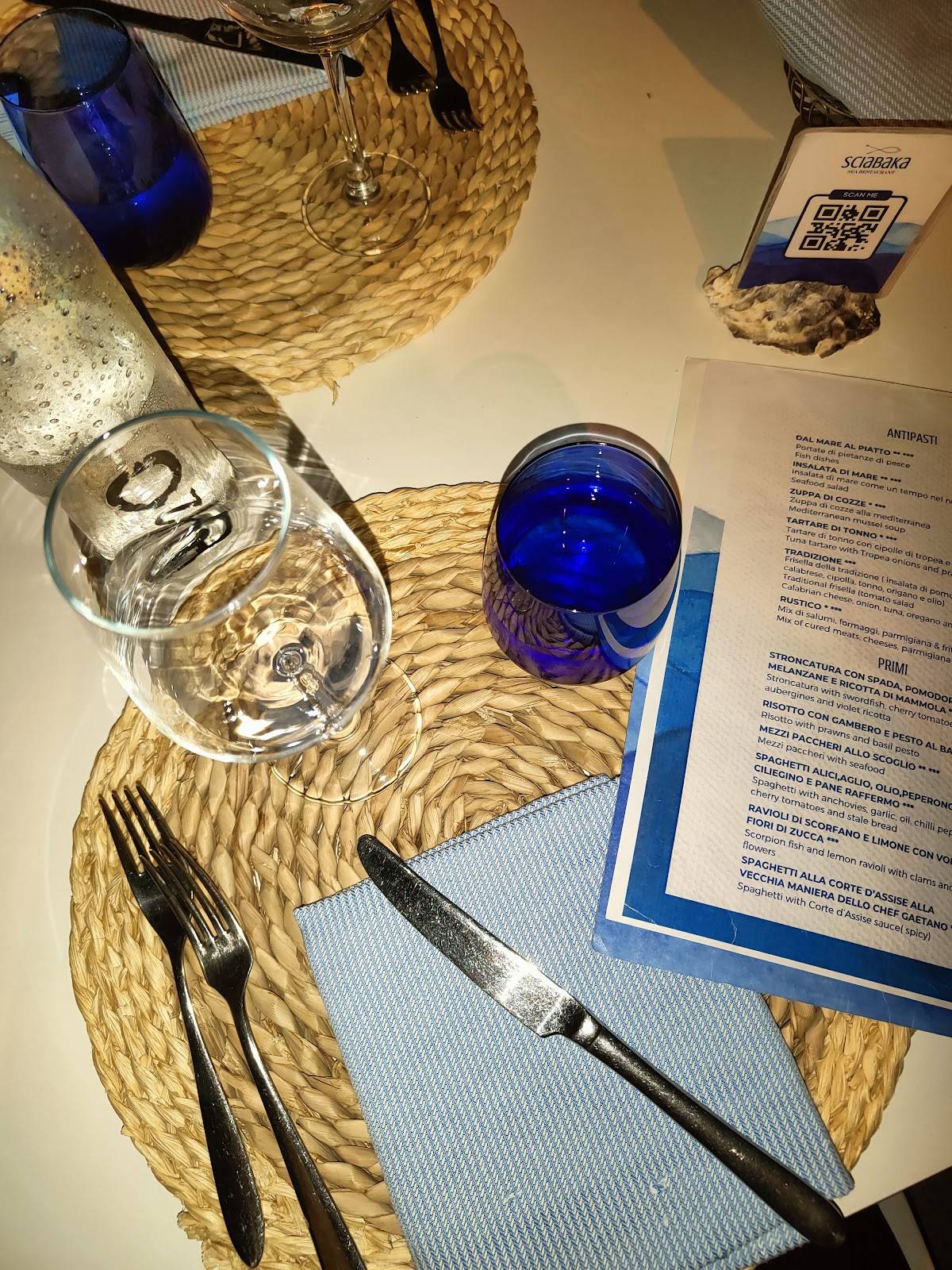 Menu di Sciabaka Sea Restaurant 