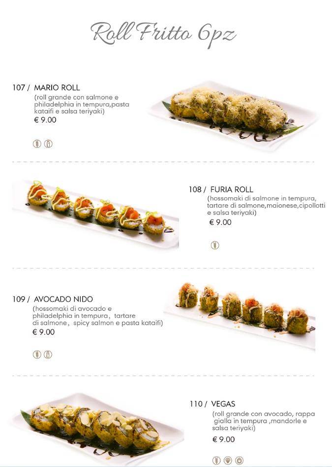 Menu di Sen Sushi 