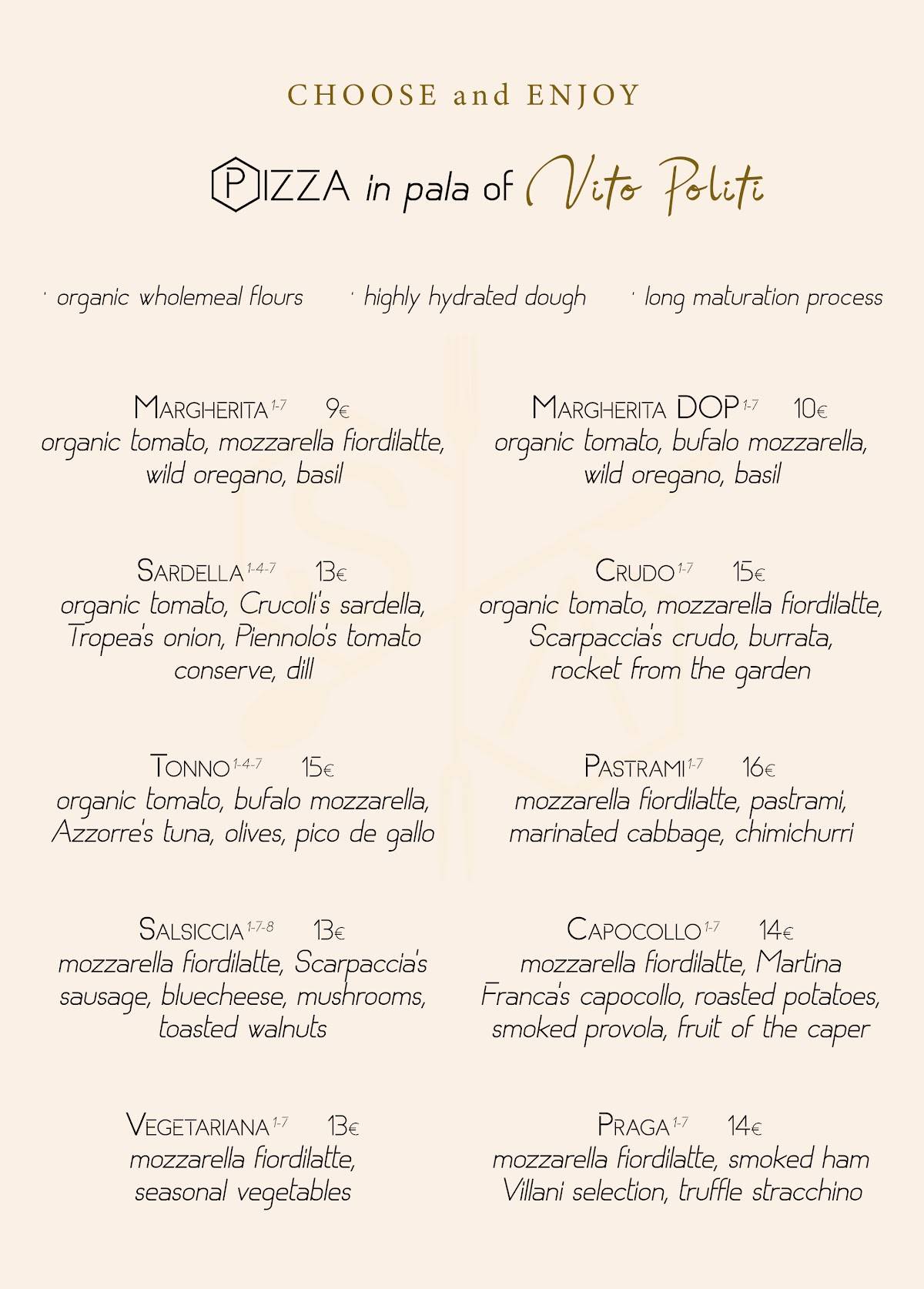 Menu di Senz'Altro Bistrot Firenze 