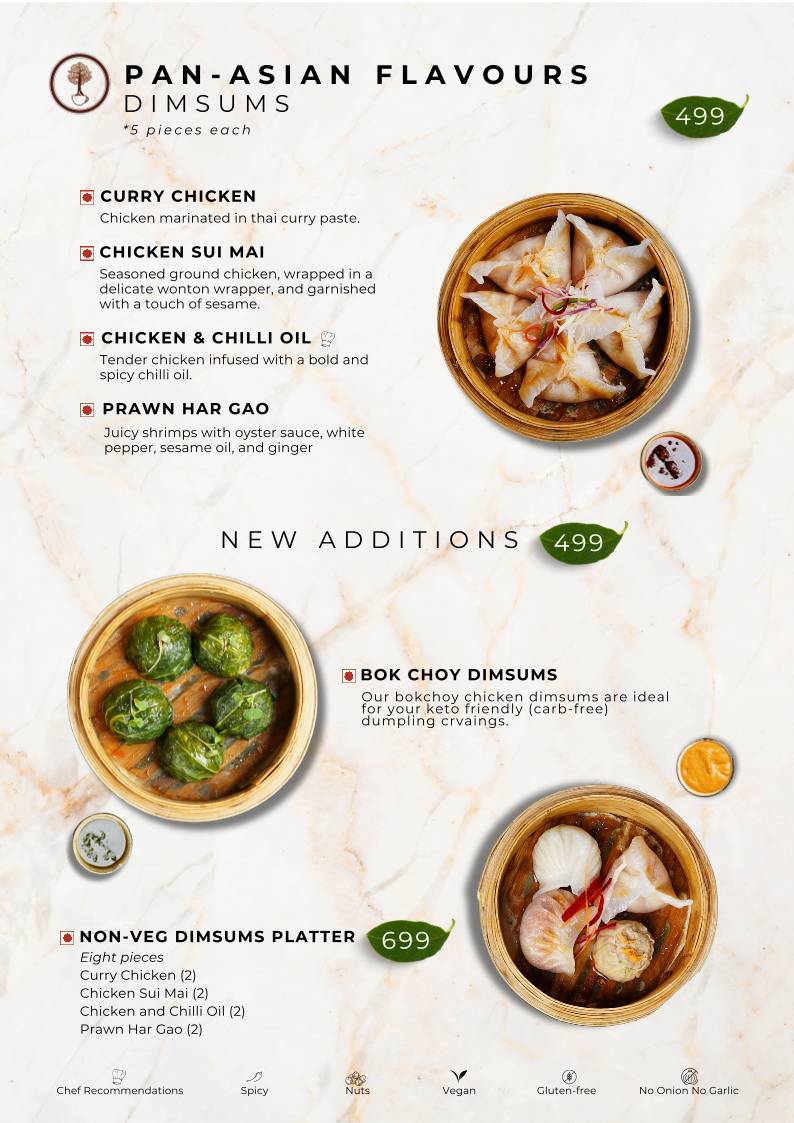 Sequoia Café menu