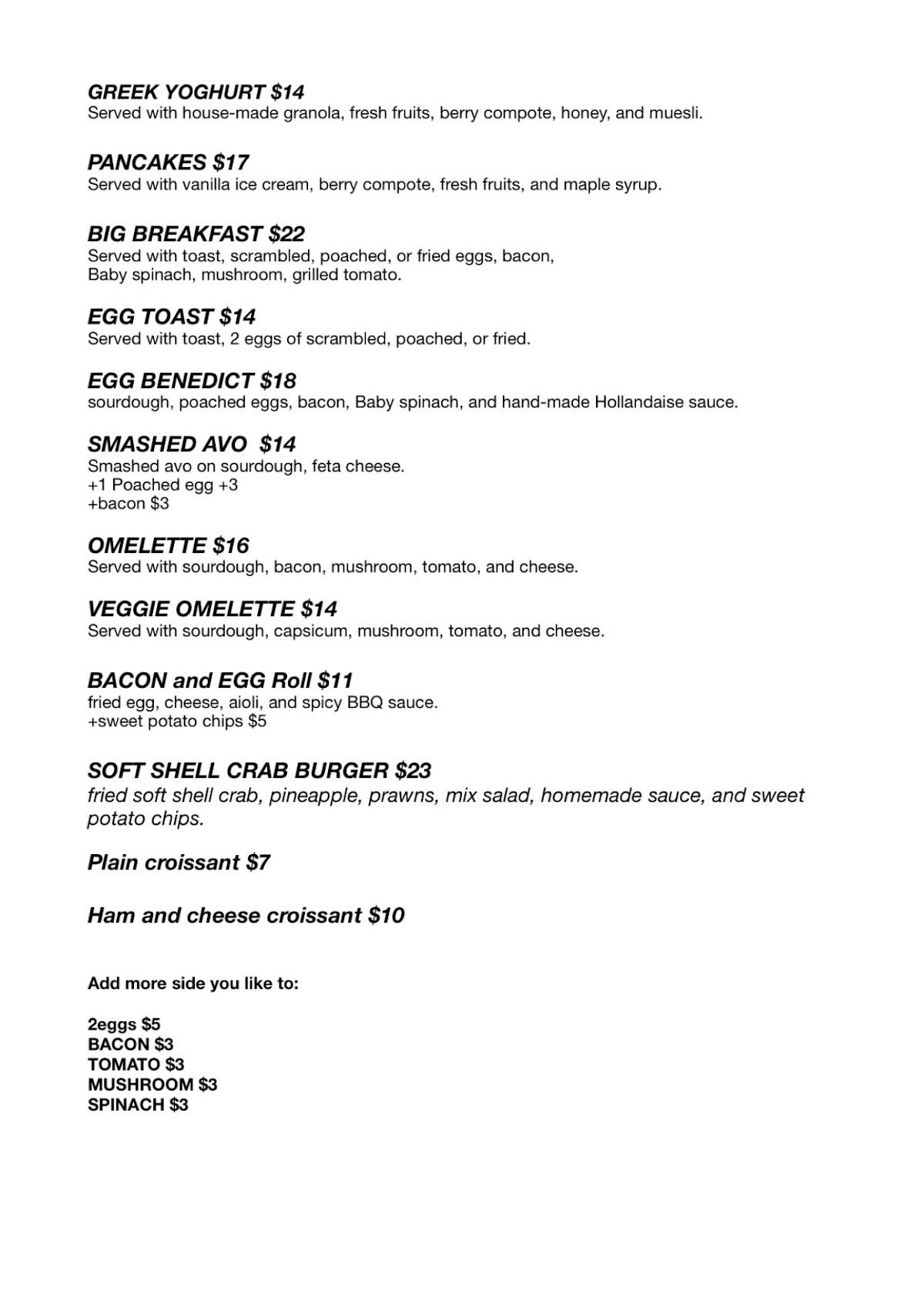 Menu at Shanghai Tea House restaurant, Firle, Shop21/171 Glynburn Rd