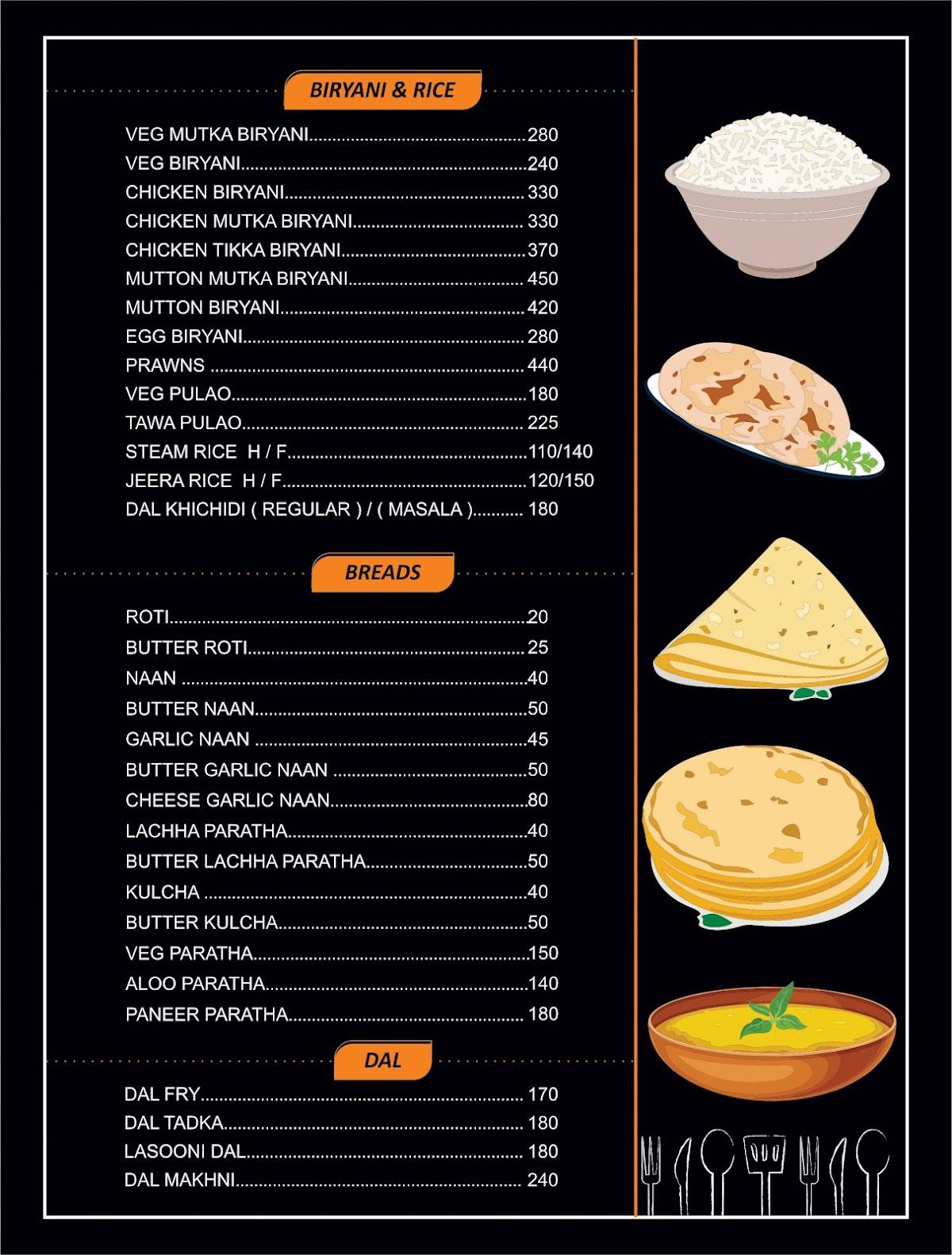 Shatanand Bar & Restaurant menu