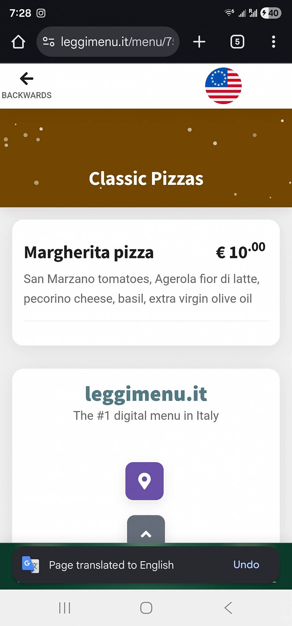 Menu di Shaval 