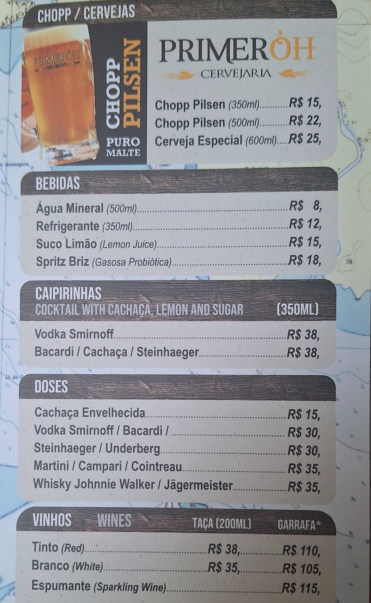 Siri Restaurante cardápio