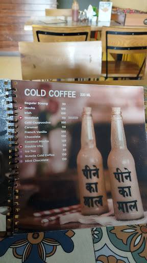 Size Zero Cafe menu