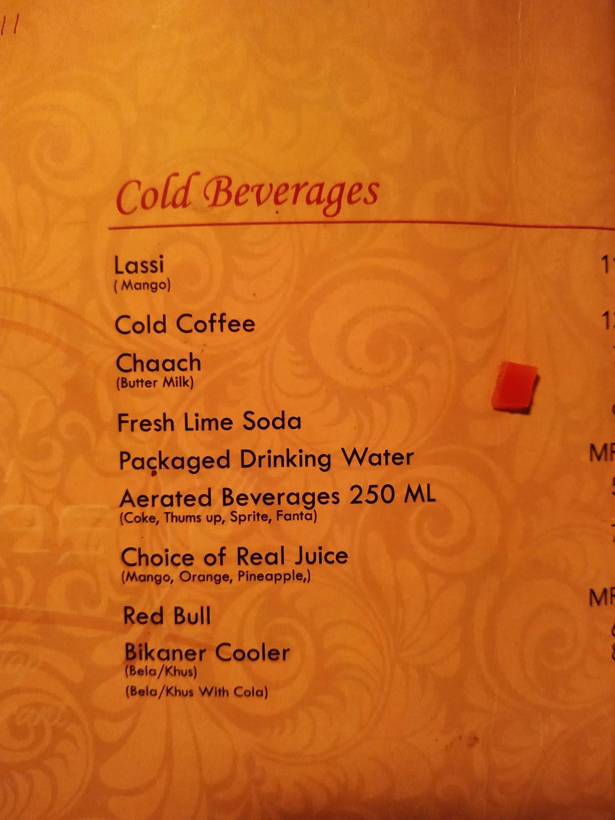 SkyBytes Rooftop Restaurant menu