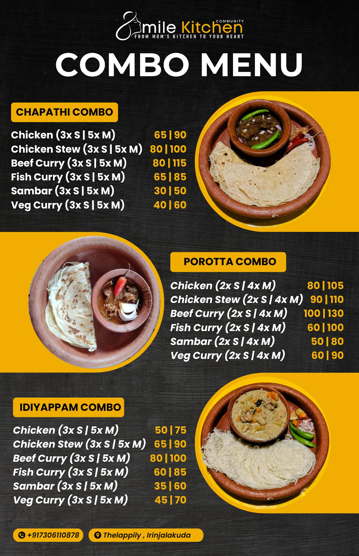 Smile Community Kitchen Smile Music & Food Cafe menu
