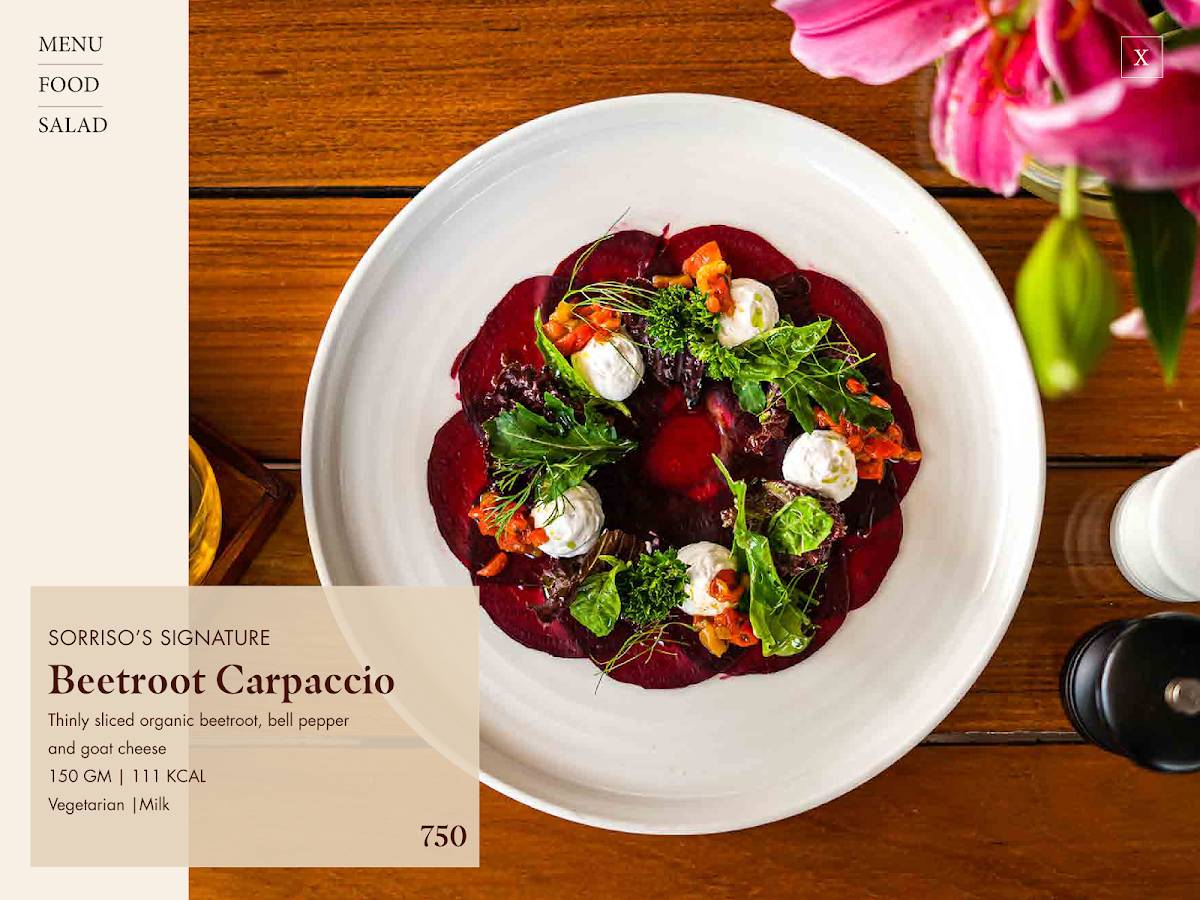 Sorriso menu