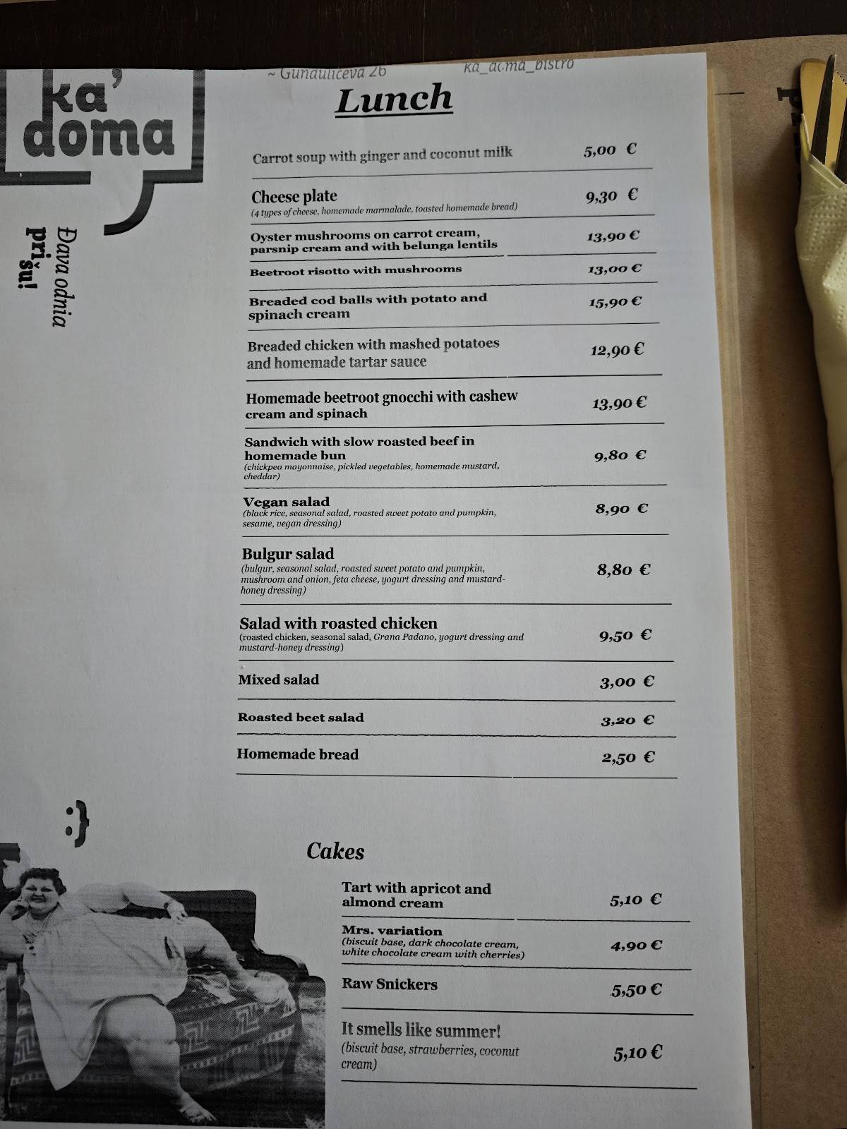 Menu di Ka' doma 