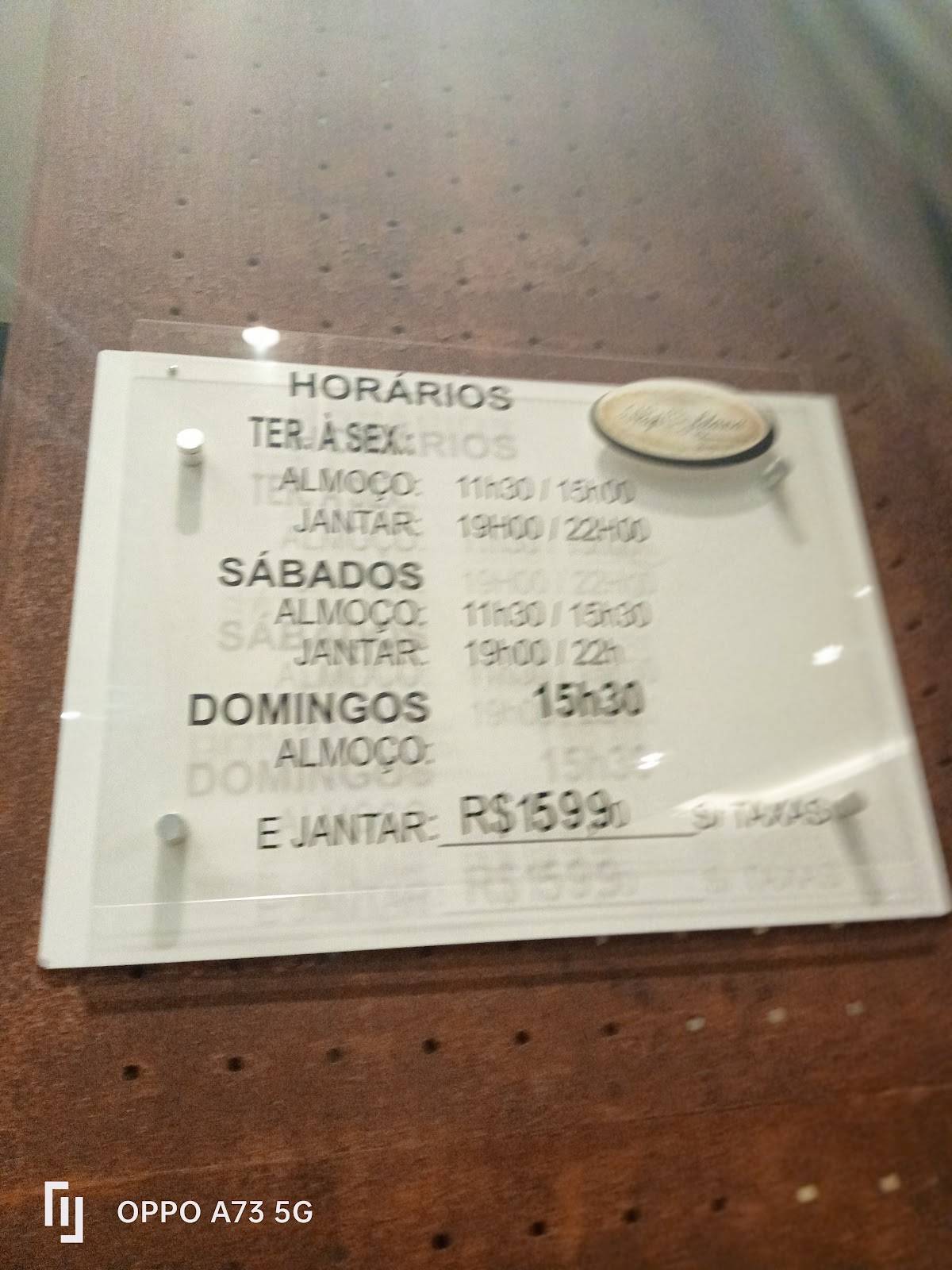 Velha Napolitana cardápio