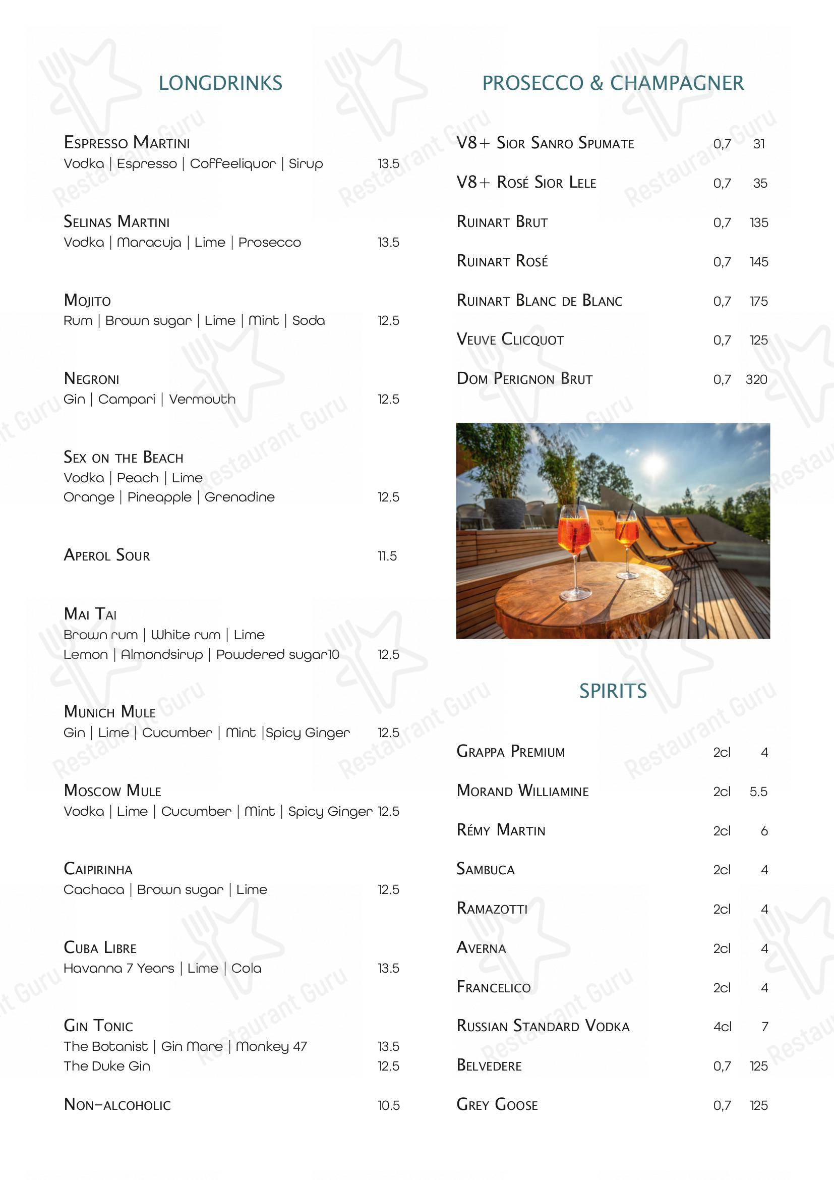 Strandhouse Starnberg dans Starnberg - Menu bar