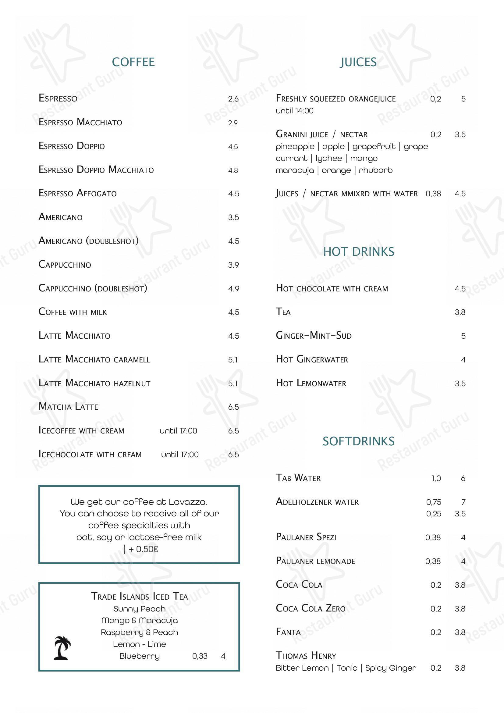 Strandhouse Starnberg dans Starnberg - Menu bar