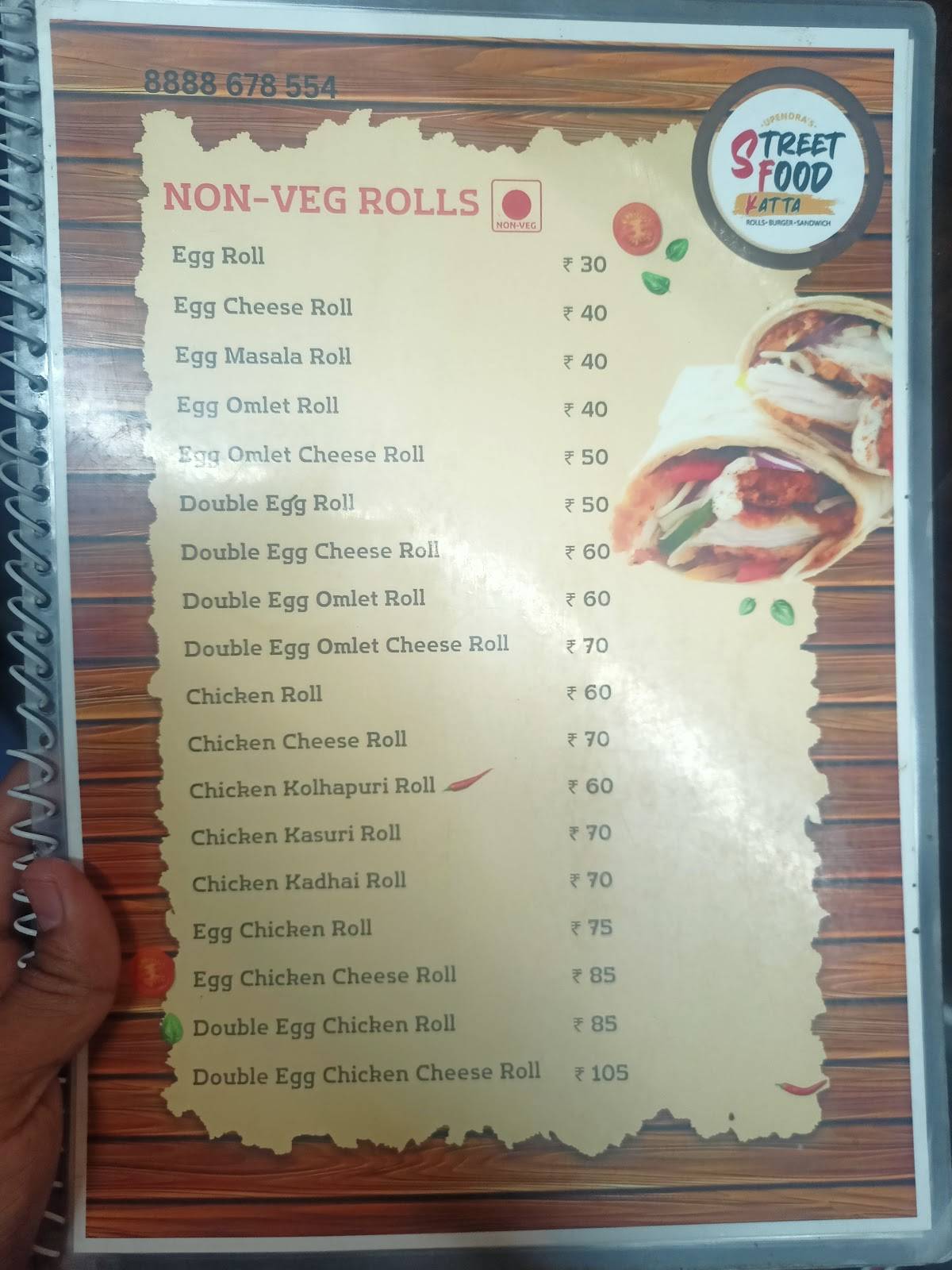 Street Food Katta menu