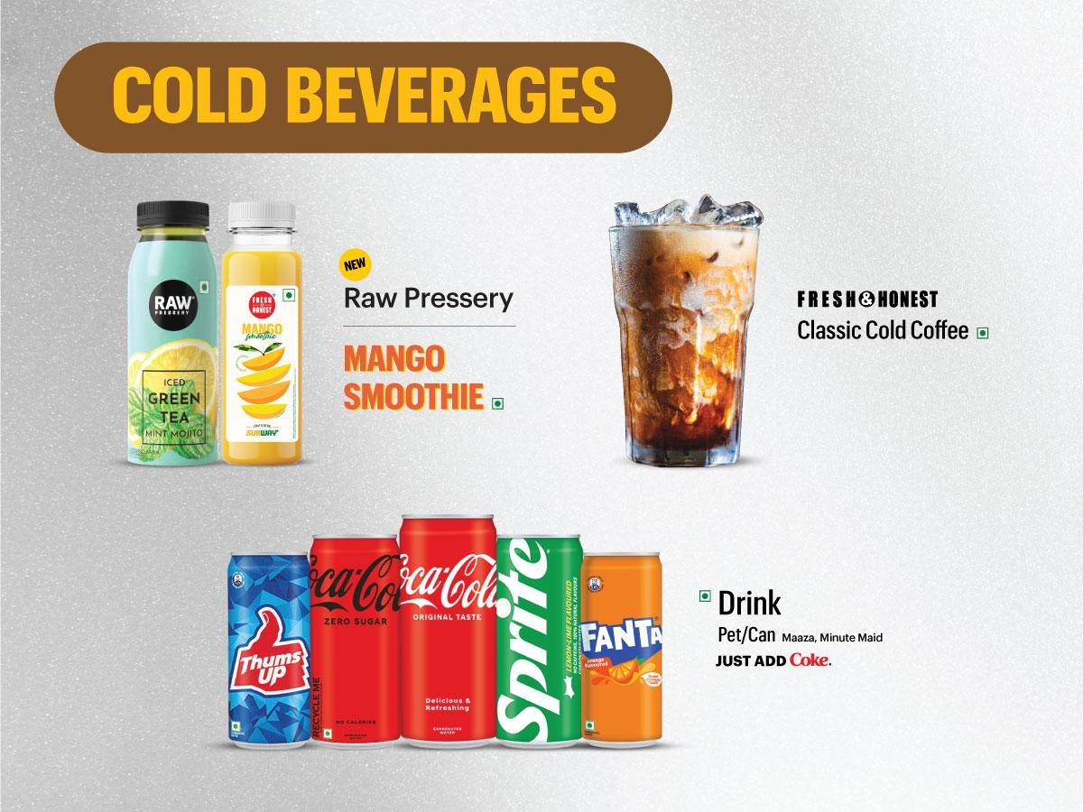 Subway Phoenix Millenium menu
