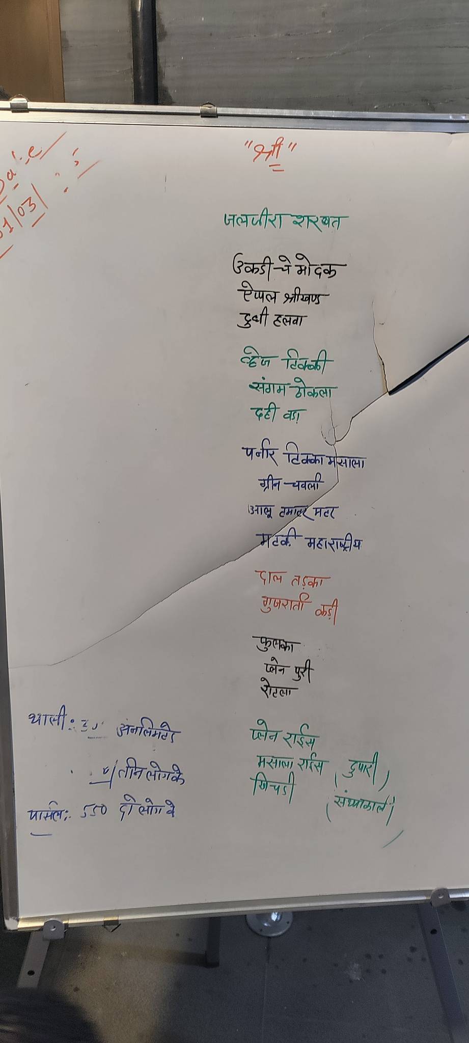 Sukhkarta Pure Veg Dining Hall Unlimited Thali Restaurant menu