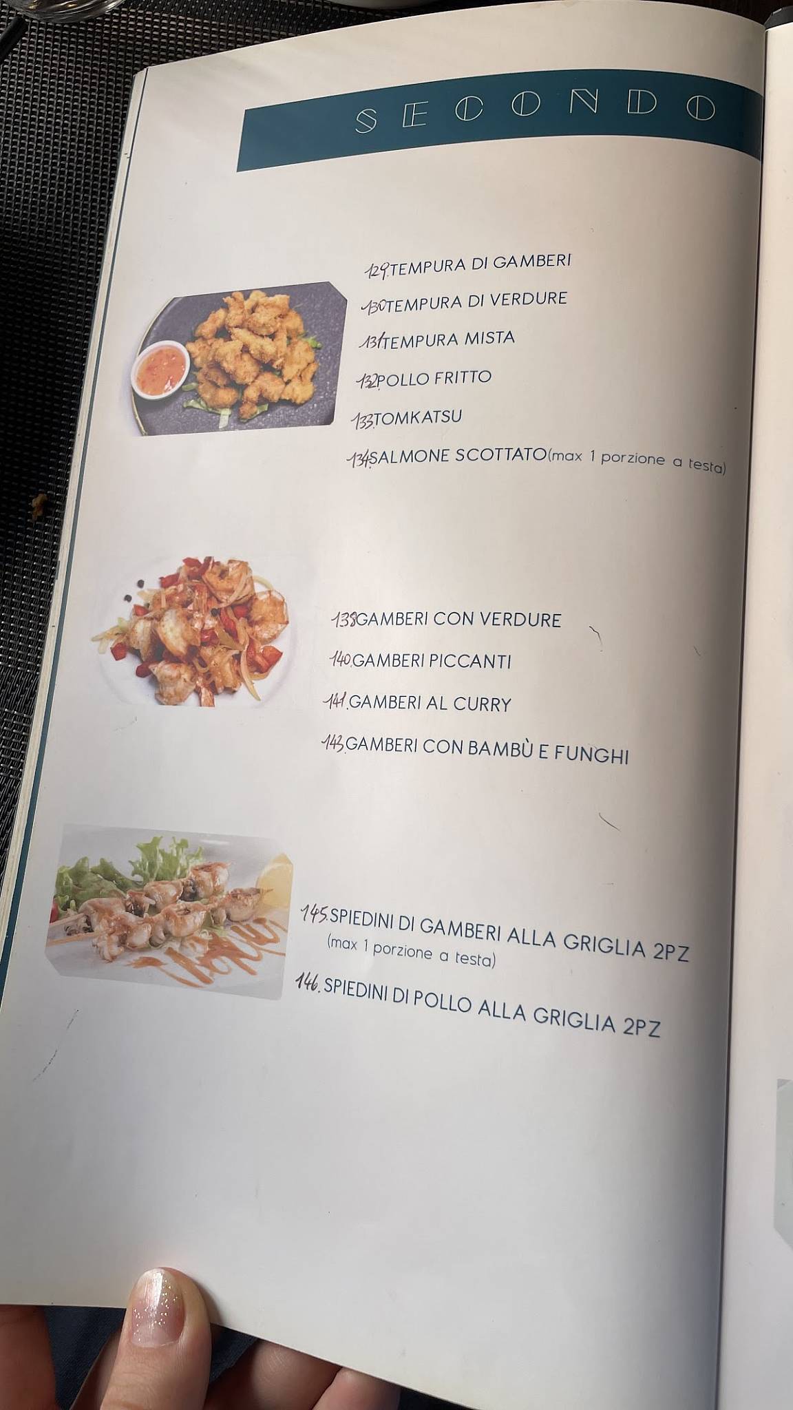 Menu di Sun 