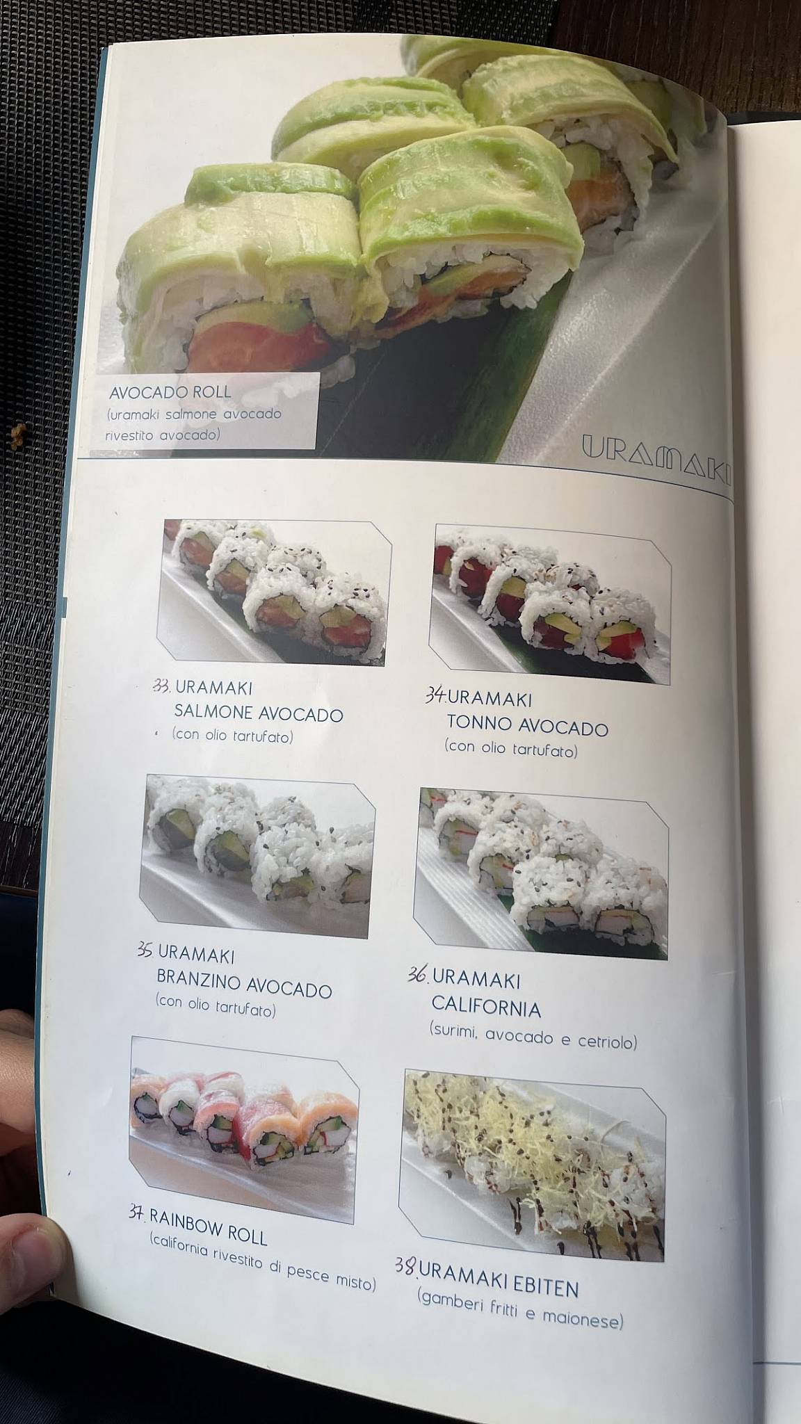 Menu di Sun 