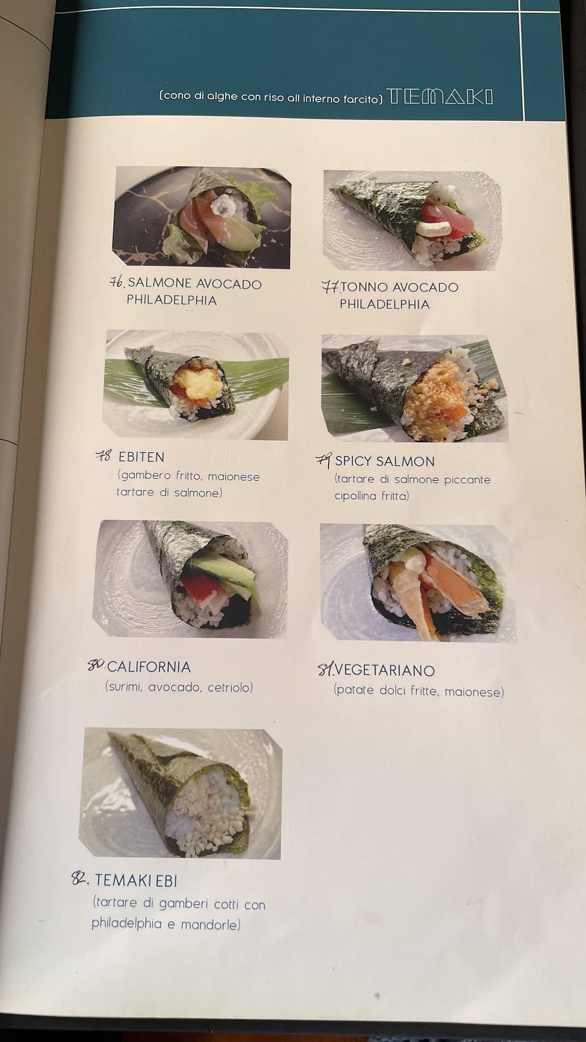 Menu di Sun 