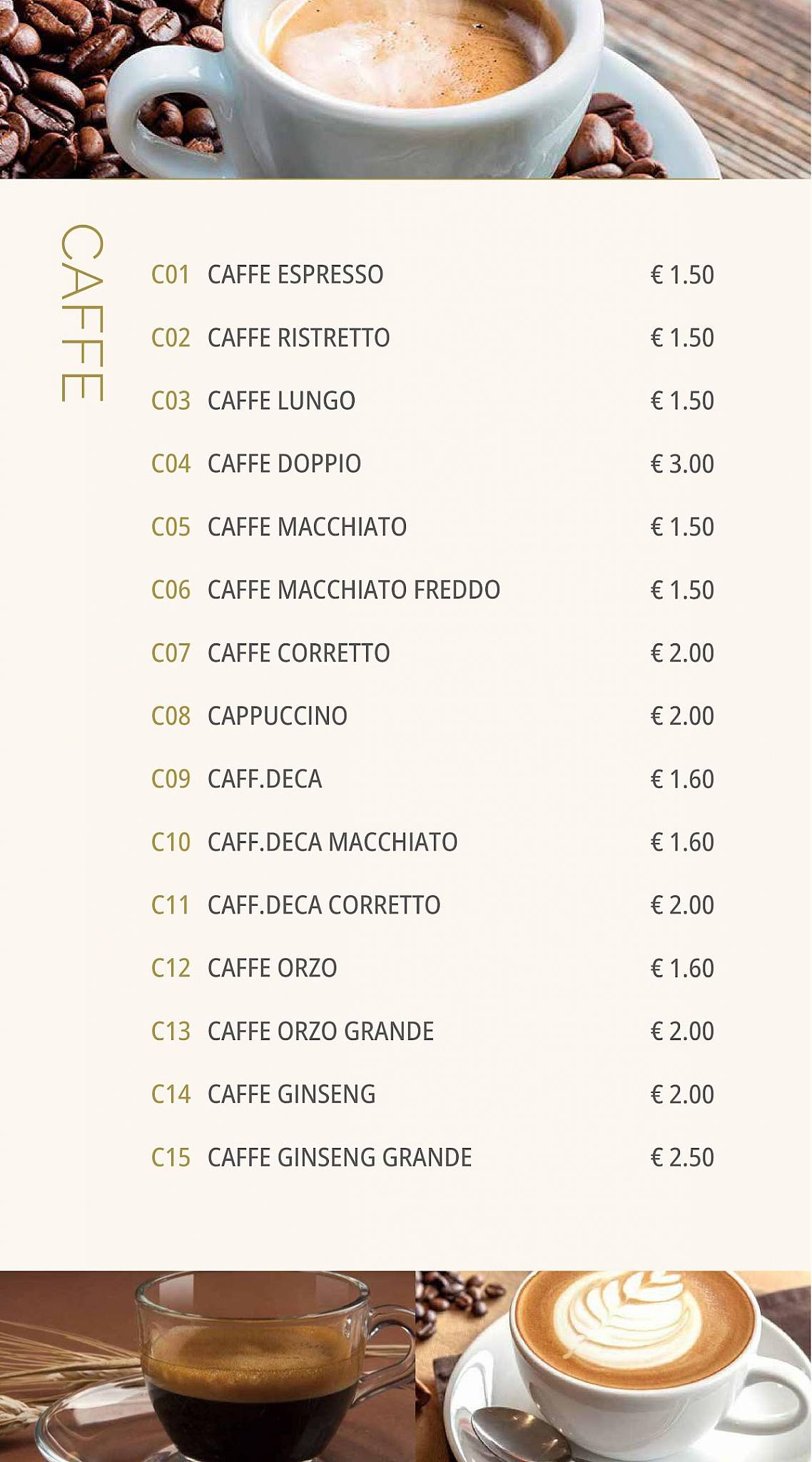 Menu di Sushi One Superior - Mantova 