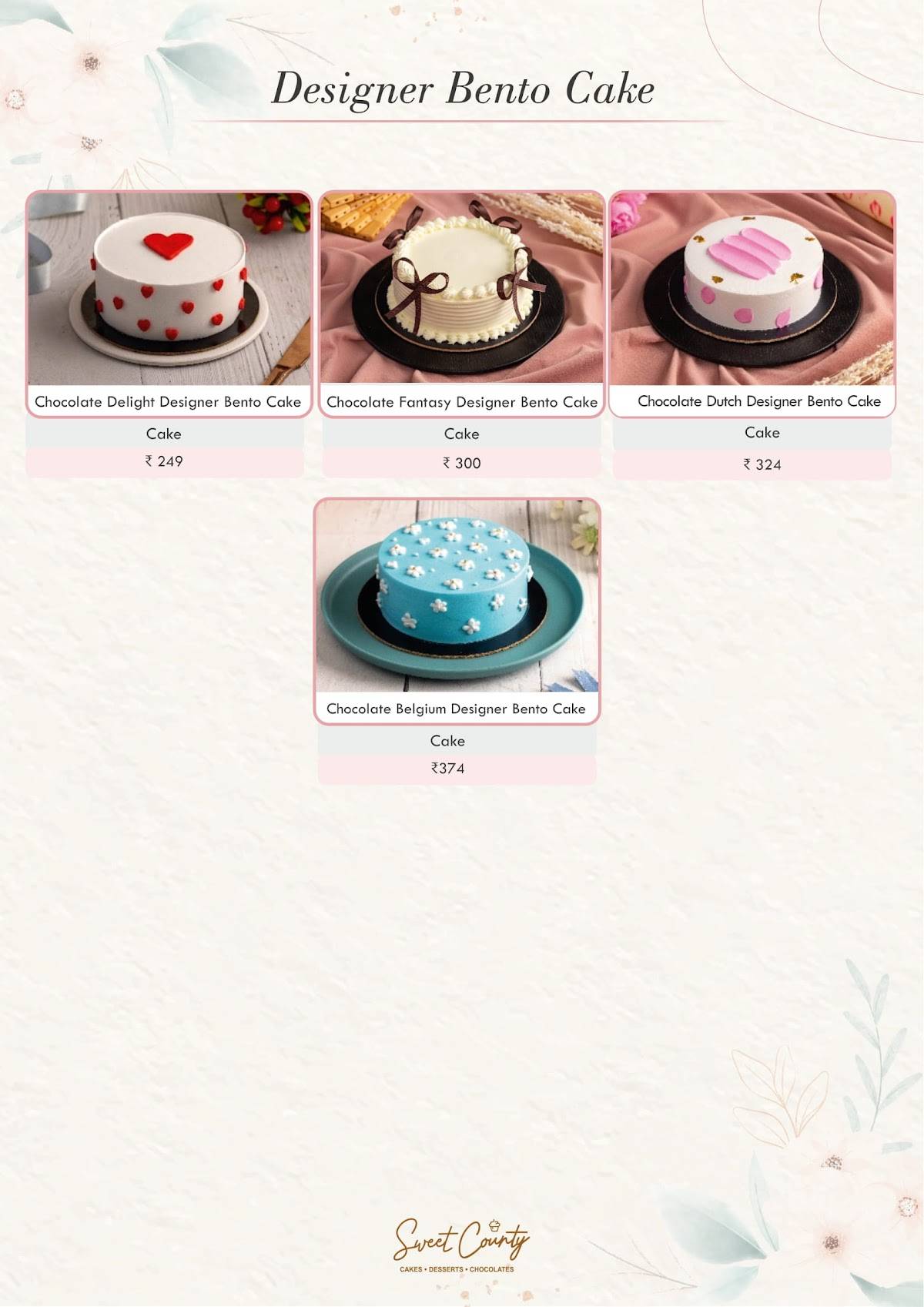 Sweet County Dombivli menu