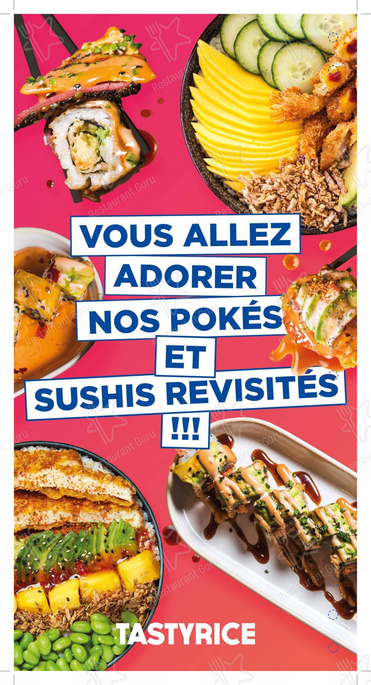 TASTY RICE CLICHY dans Clichy - Menu