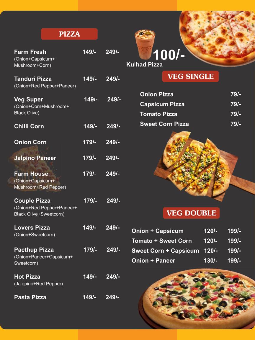 THE ZAYKA CAFE AND FAMILY RESTAURANT menu