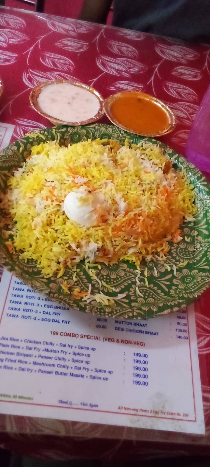 TOP & TOWN FOOD ZONE. menu