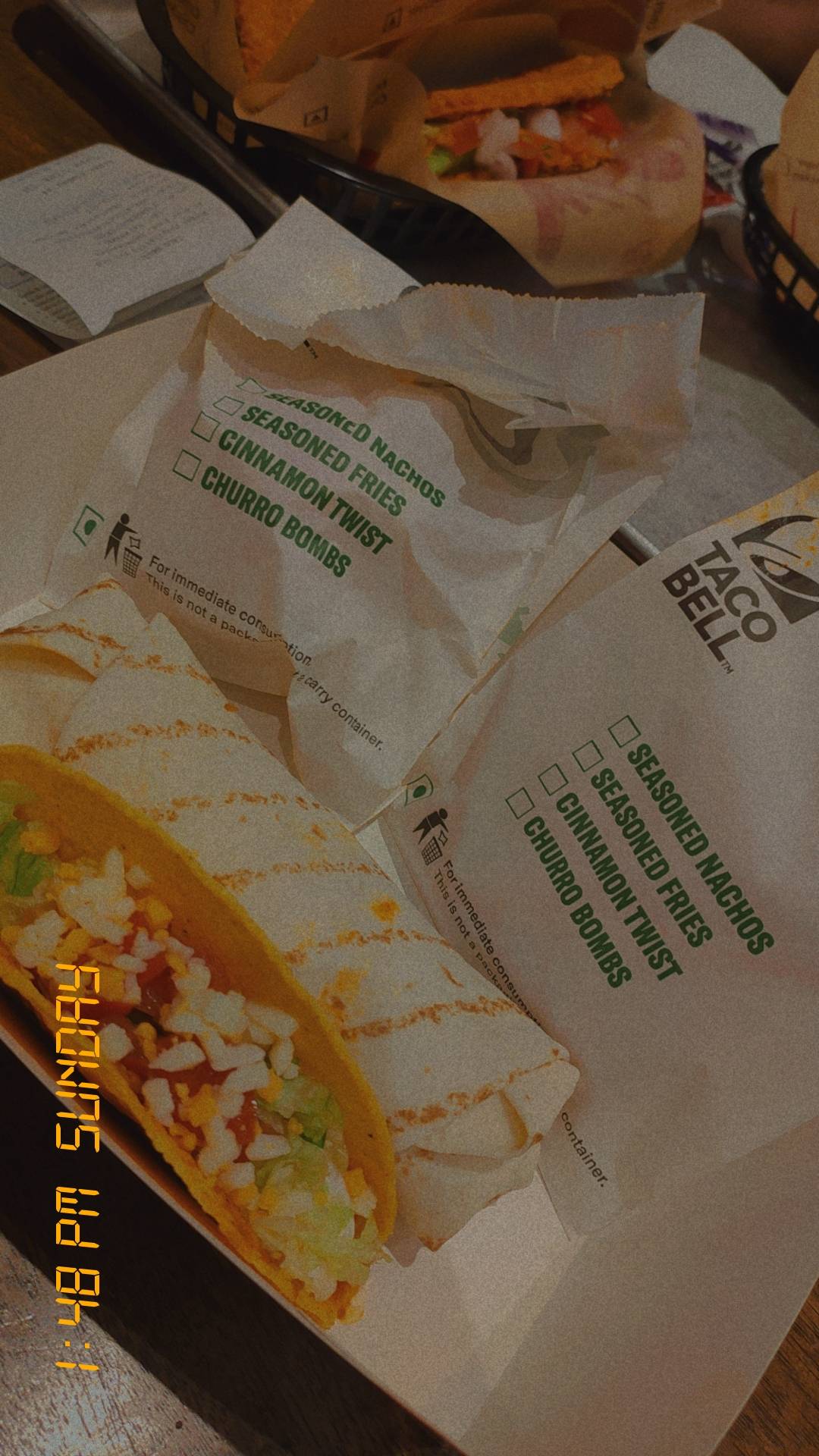 Taco Bell menu